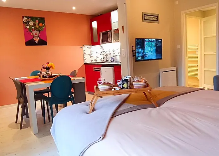 Proche - Parking Gratuit Et Prive - Terrasse Et Petit Jardin Cloture *