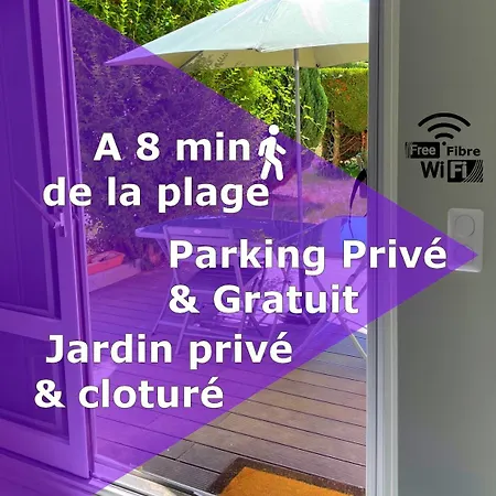 Proche - Parking Gratuit Et Prive - Terrasse Et Petit Jardin Cloture Apartament
